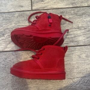 UGG Kids Vibrant Red Boots